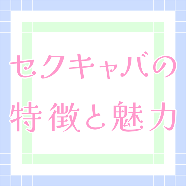 キャバクラ・ガールズバー [ガールズナウ] セクキャバの特徴と魅力